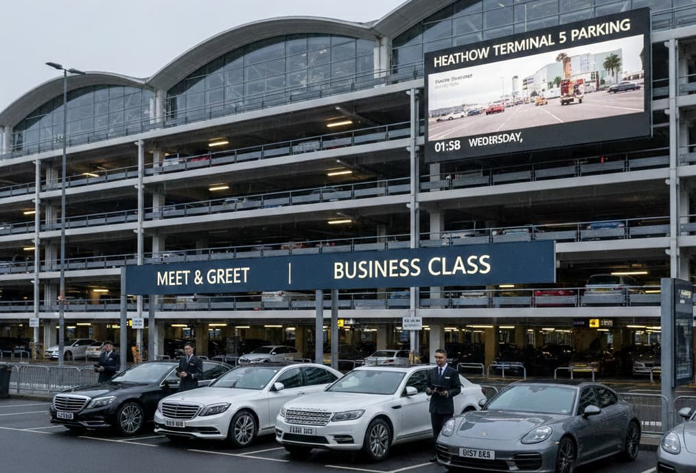 Heathrow Terminal 5 Parking – Meet & Greet & Business Class