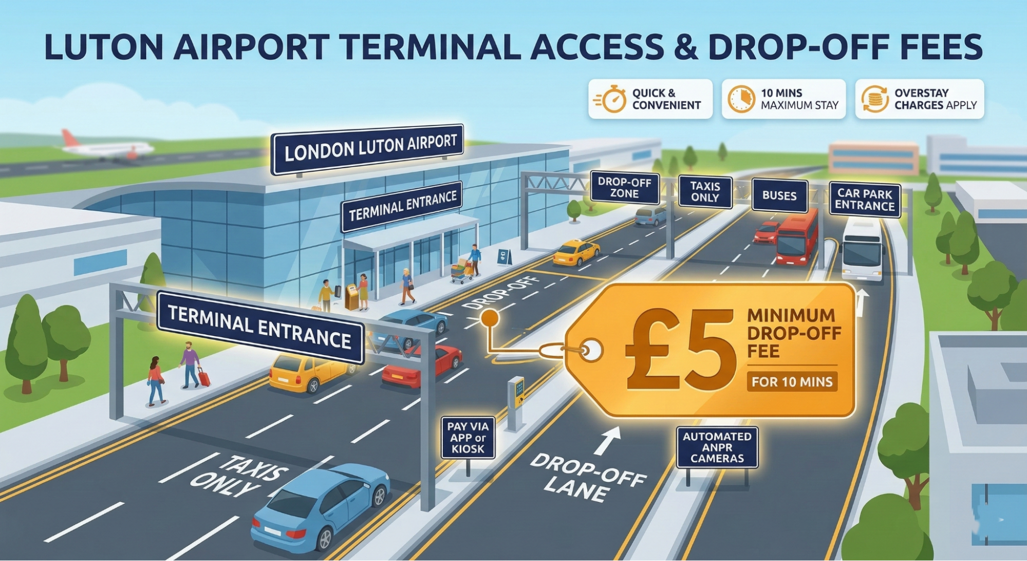 Luton Drop Off & Pick Up Guide - Air Park Pro